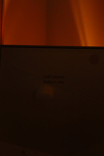 i will always believe you - mirror decal