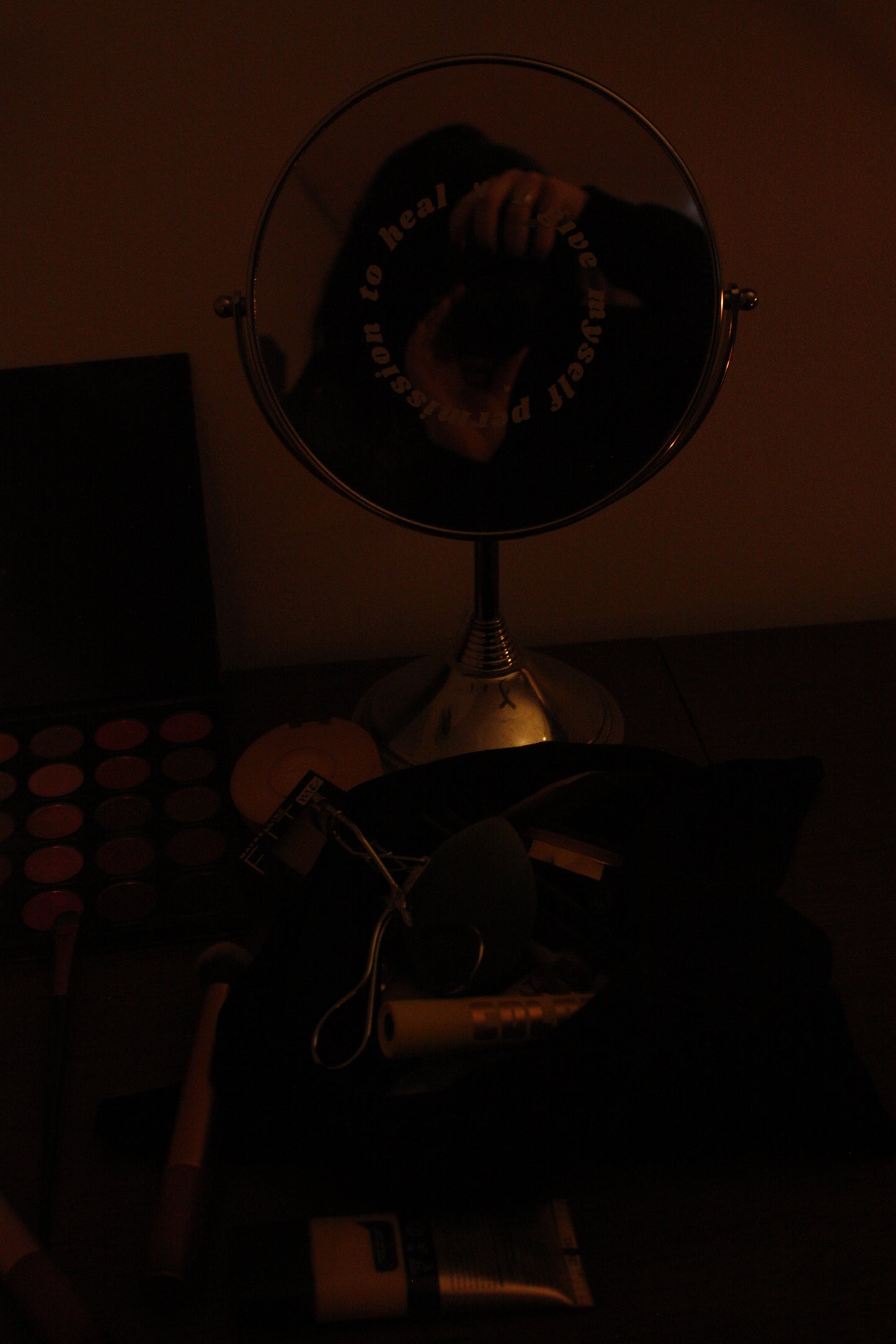 i give myself permission to heal - mirror decal