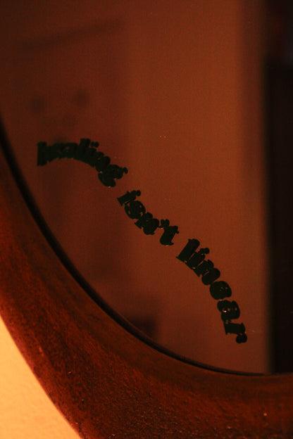 healing isn't linear - mirror decal
